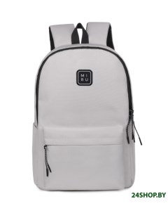 Рюкзак для ноутбука City Backpack светло серый 1040 Miru