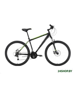 Велосипед Tank 27 1 D Steel р 20 2022 черный зеленый Stark