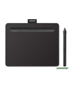 Графический планшет Intuos CTL 4100WL черный маленький размер Wacom