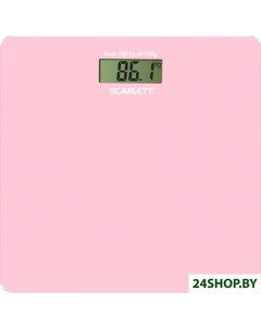 Весы напольные SC BS33E041 розовый Scarlett