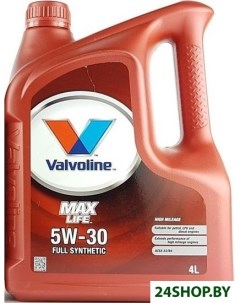 Моторное масло Maxlife 5W 30 4л Valvoline