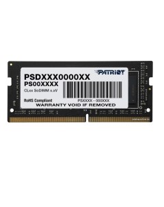 Оперативная память PATRIOT 16GB DDR4 SODIMM PC4 21300 PSD416G266681S Patriot (компьютерная техника)