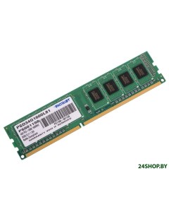 Оперативная память Patriot 4GB DDR3 PC3 12800 PSD34G1600L81 Patriot (компьютерная техника)