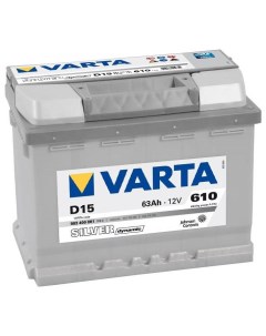 Автомобильный аккумулятор Silver Dynamic D15 563400061 63 А ч Varta