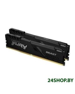 Оперативная память FURY Beast 2x8GB DDR4 PC4 25600 KF432C16BBK2 16 Kingston