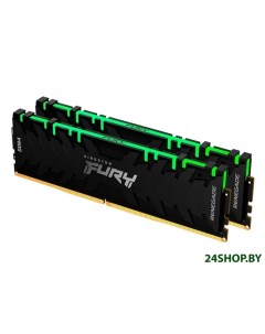 Оперативная память FURY Renegade RGB 2x16GB DDR4 PC4 25600 KF432C16RB1AK2 32 Kingston