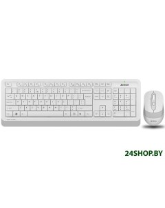 Клавиатура мышь Fstyler FG1010 белый серый A4tech