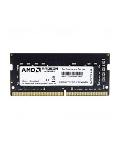 Оперативная память Radeon R7 Performance 4GB DDR4 SODIMM PC4 21300 R744G2606S1S U Amd