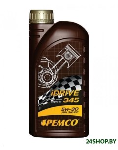 Моторное масло iDRIVE 345 5W 30 API SN CF 1л Pemco