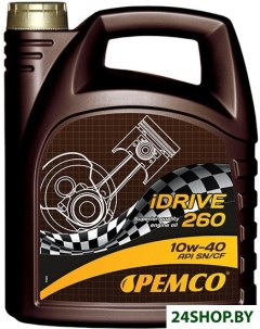 Моторное масло iDRIVE 260 10W 40 API SN CF 4л Pemco