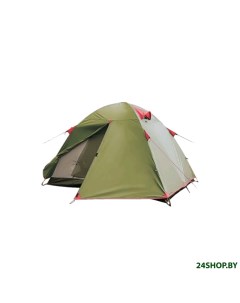 Кемпинговая палатка Lite Tourist 3 зеленый Tramp