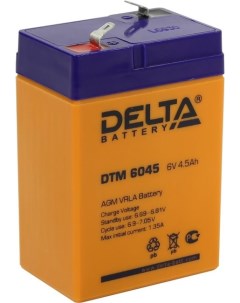 Аккумулятор для ИБП Delta DTM 6045 Delta (аккумуляторы)