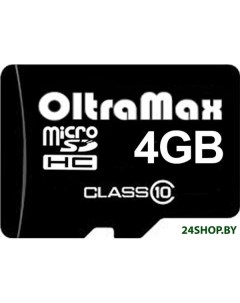 Карта памяти MicroSDHC 4GB Class10 Oltramax