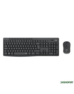 Клавиатура мышь MK295 Silent черный Logitech