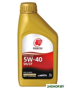 Моторное масло 5W 40 SN CF 1л Idemitsu