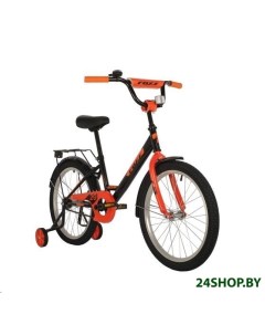 Детский велосипед Simple 20 2021 черный 203SIMPLE BK21 Foxx