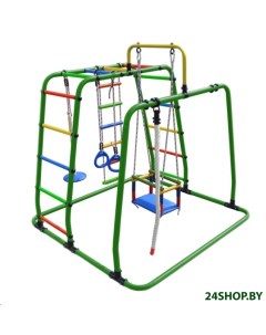 Детский спортивный комплекс Игрунок Т плюс зеленый радуга Формула здоровья