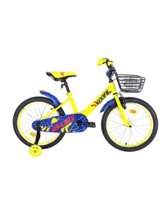 Детский велосипед Goofy 16 2021 желтый Aist
