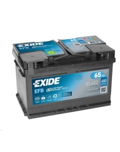 Автомобильный аккумулятор Start Stop EFB EL652 65 А ч Exide