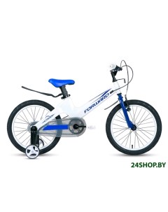 Детский велосипед Cosmo 18 2 0 2021 белый синий Forward
