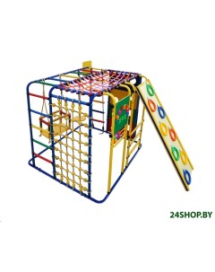Детский спортивный комплекс Кубик У Плюс синий радуга Формула здоровья