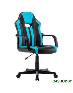 Кресло GM 202 черный голубой Brabix