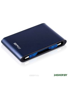 Жесткий диск USB 3 0 2Tb A80 Armor 2 5 синий Silicon power