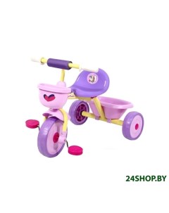 Детский велосипед Primo Единорог розово сиреневый Moby kids