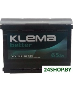 Автомобильный аккумулятор Better 6CТ 65А 0 65 А ч Klema