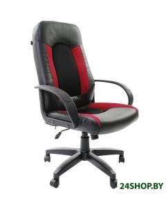 Кресло Strike EX 525 кожзам ткань TW черный бордовый Brabix