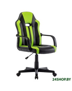 Кресло GM 202 черный зеленый Brabix