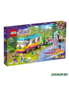 Конструктор Friends Лесной дом на колесах и парусная лодка 41681 Lego