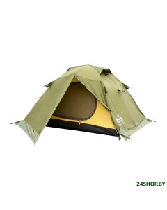 Экспедиционная палатка Peak 3 v2 зеленый Tramp