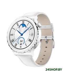 Умные часы Watch GT 3 Pro Ceramic 43 мм белый кожа Huawei