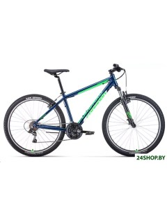 Велосипед Apache 27 5 1 0 Classic р 17 2022 синий зеленый Forward