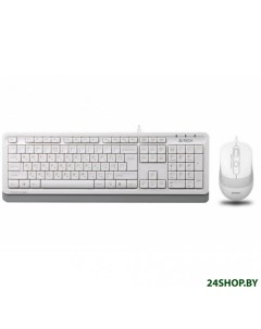 Клавиатура мышь Fstyler F1010 белый серый A4tech