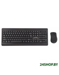 Клавиатура и мышь 270M черный Oklick