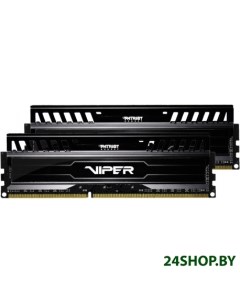 Оперативная память Patriot Viper 3 Black Mamba 2x4GB KIT DDR3 PC3 12800 PV38G160C9K Patriot (компьютерная техника)