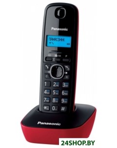 Радиотелефон KX TG1611 RUR красный Panasonic