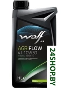 Моторное масло AgriFlow 4T 10W 30 1л Wolf