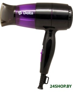 Фен DL 0907 черный фиолетовый Delta