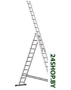 Лестница трёхсекционная 5312 12 ступеней Алюмет