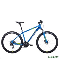 Велосипед Apache 27 5 2 0 D р 17 2022 синий зеленый Forward