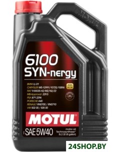 Моторное масло 6100 Syn nergy 5W 40 5л Motul