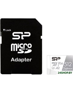 Карта памяти Superior microSDXC 512Gb SP512GBSTXDA2V20SP Silicon power