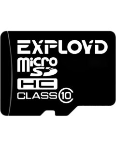 Карта памяти MicroSDHC Class 10 4GB адаптер SD Exployd