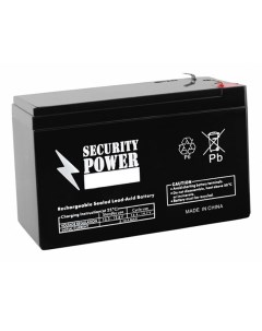 Аккумулятор для ИБП SP 12 9 F2 12В 9 А ч Security power