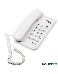 Проводной телефон RT 320 белый Ritmix