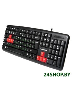Клавиатура проводная KN 02U USB черный красный Nakatomi