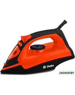 Утюг электрический DL 755 черный с оранжевым Delta